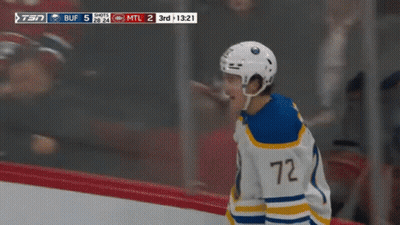 Hockey Player In Jersey Number 72 GIF