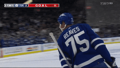 Hockey Player In Jersey Number 75 GIF