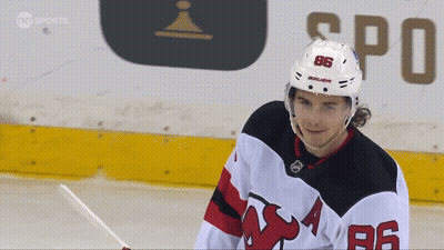 Hockey Player In Jersey Number 86 GIF