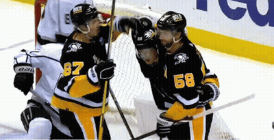Hockey Player In Jersey Number 87 GIF