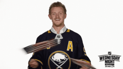 Hockey Player In Jersey Number 9 GIF
