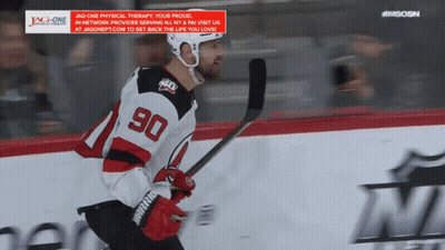 Hockey Player In Jersey Number 90 GIF