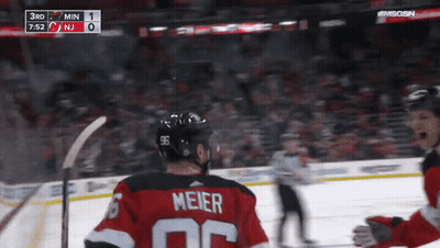 Hockey Player In Jersey Number 96 GIF
