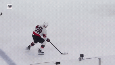 Hockey Player In Jersey With C GIF