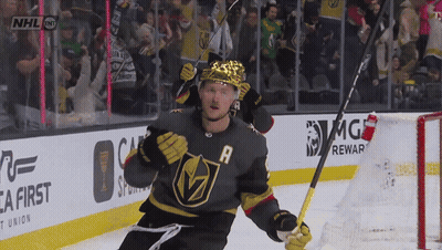 Hockey Player In Jersey With Letter R GIF