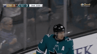 Hockey Player In Jersey With Star GIF