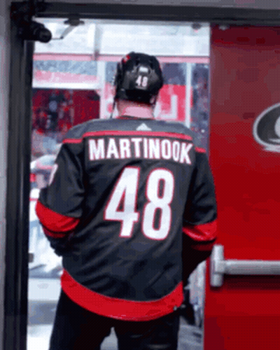 Hockey Player In Martinook 48 Jersey GIF
