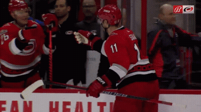 Hockey Player In Number 11 Jersey GIF