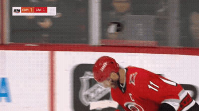 Hockey Player In Number 11 Jersey GIF