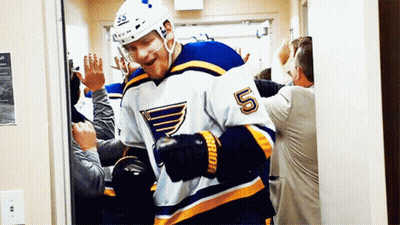 Hockey Player In Number 5 Jersey GIF
