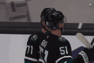 Hockey Player In Number 51 Jersey GIF
