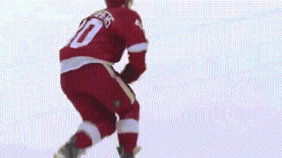 Hockey Player In Number 72 Jersey GIF