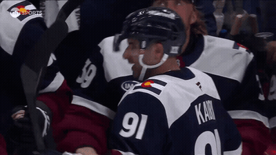 Hockey Player In Number 91 Jersey GIF
