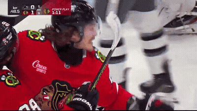 Hockey Player In Red Cocca Sports Jersey GIF