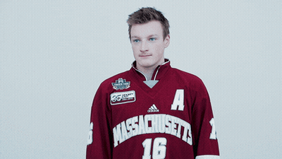 Hockey Player In Red Jersey Number A GIF