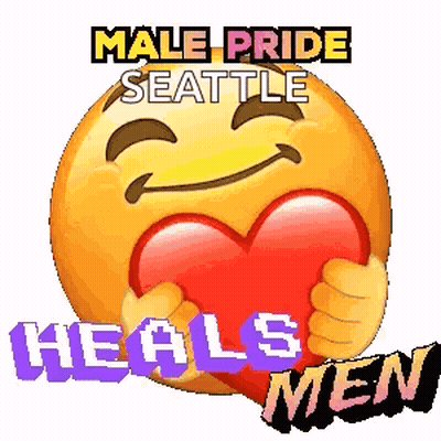 Hockey Player In Seattle Jersey Being Pushed GIF