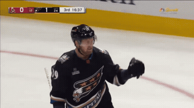 Hockey Player In Washington Jersey GIF