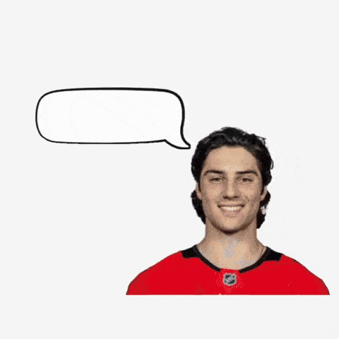 Hockey Player In White Blackhawks Jersey GIF
