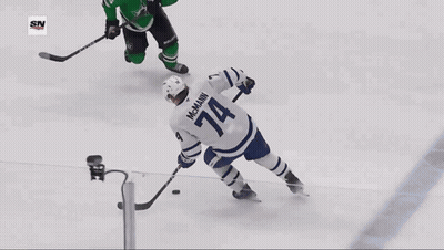 Hockey Player Lying On Ice Saying Yes Willow GIF