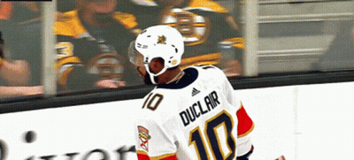 Hockey Player Number 10 Standing On Ice GIF