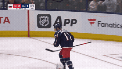 Hockey Player Number 11 GIF