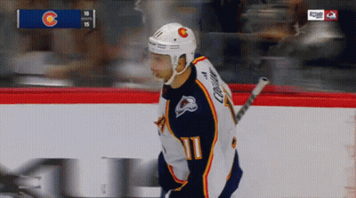 Hockey Player Number 11 GIF