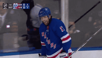 Hockey Player Number 11 On Ice GIF