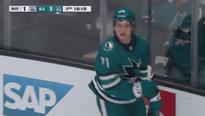 Hockey Player Number 11 On Ice GIF