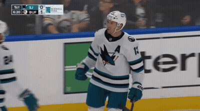 Hockey Player Number 13 GIF