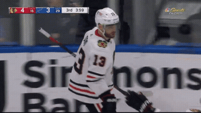 Hockey Player Number 13 On Ice GIF