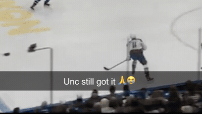 Hockey Player Number 14 Standing On Ice GIF