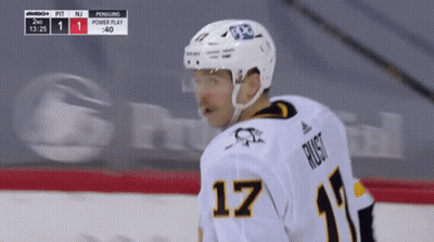 Hockey Player Number 17 On Ice GIF