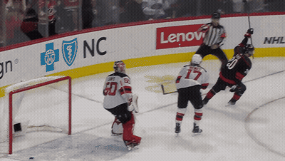 Hockey Player Number 17 GIF