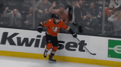 Hockey Player Number 18 Skating GIF