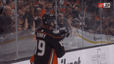 Hockey Player Number 19 GIF