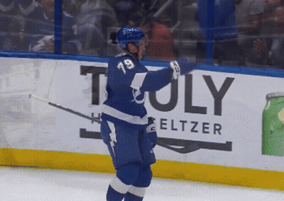 Hockey Player Number 19 On Ice GIF