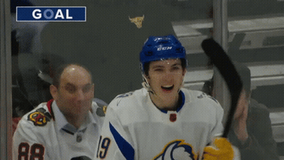 Hockey Player Number 19 GIF