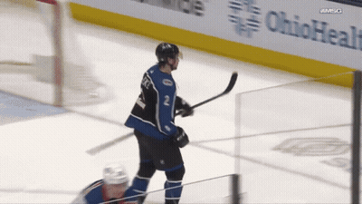 Hockey Player Number 2 GIF