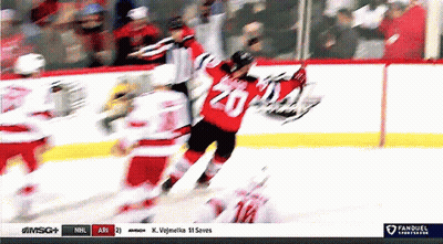 Hockey Player Number 20 GIF