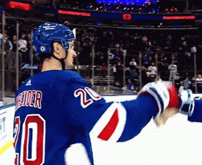 Hockey Player Number 20 On Ice GIF