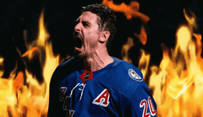 Hockey Player Number 20 Screaming GIF