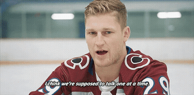 Hockey Player Number 20 Talking GIF