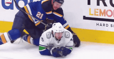 Hockey Player Number 21 GIF