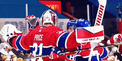 Hockey Player Number 21 GIF