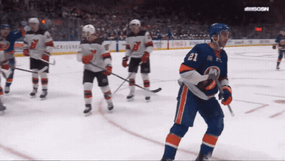 Hockey Player Number 21 GIF