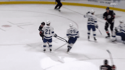 Hockey Player Number 21 On Ice GIF