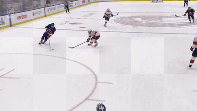 Hockey Player Number 22 Skating GIF