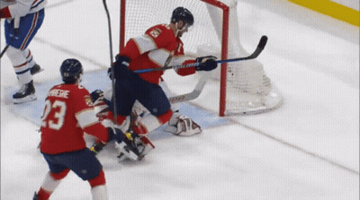 Hockey Player Number 23 GIF