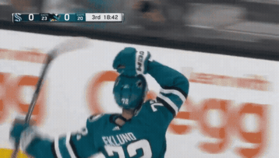 Hockey Player Number 23 GIF