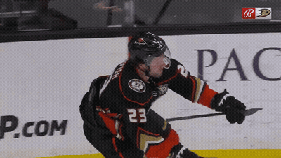 Hockey Player Number 23 GIF